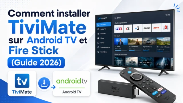 Comment installer TiviMate sur Android TV et Fire Stick (Guide 2026)