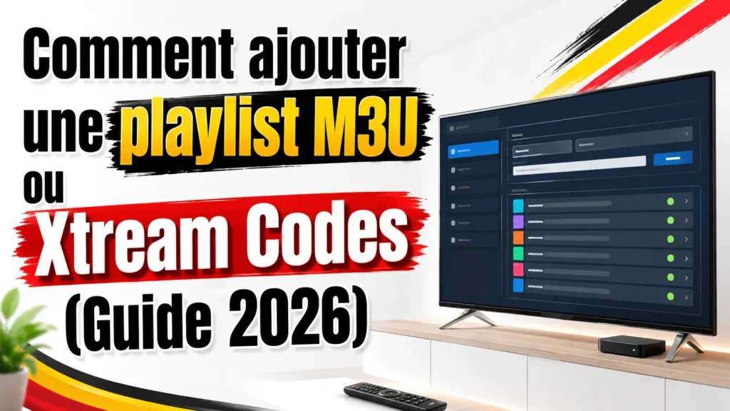 Comment ajouter une playlist M3U ou Xtream Codes (Guide 2026)